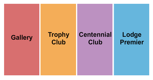 Pebble Beach Golf Links US Open Golf Seating Chart